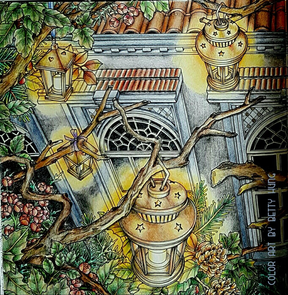 Coloring of Daria Song's Night Voyage by Betty Hung
