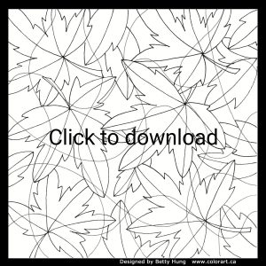 Autumn leaves illustration - click to download