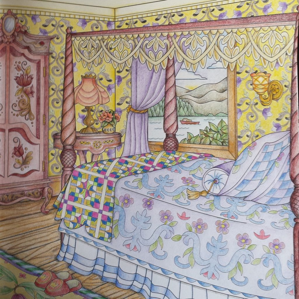 Coloring of Debbie Macomber's Come Home to Color by Betty Hung