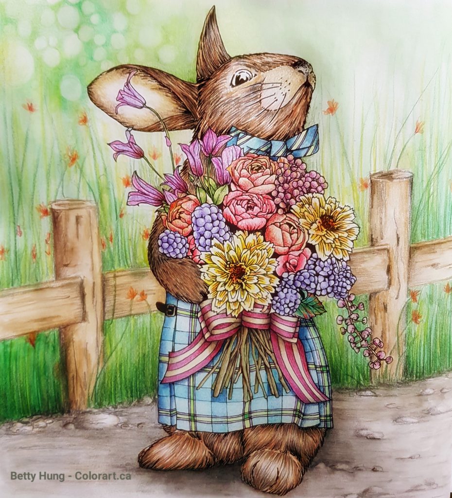 Rhapsody of the forest by Kanoko Egusa colored by Betty Hung - colorart.ca