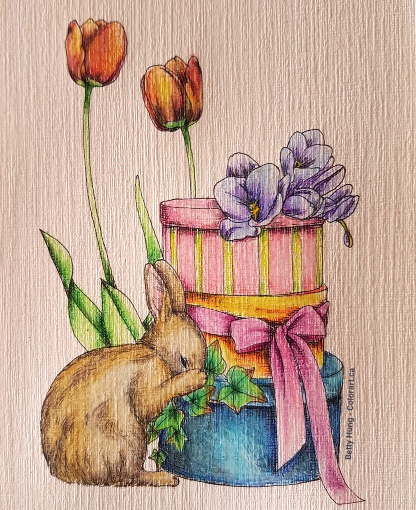 Menuet de Bonheur by Kanoko Egusa colored by Betty Hung - colorart.ca