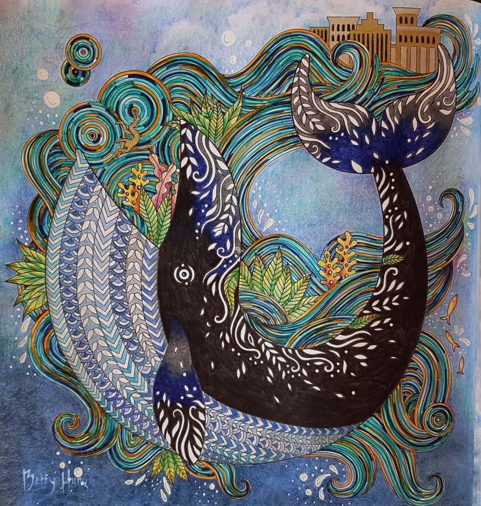 "Jonah & the Whale 1:17" Soulcoats Restoration, colored by Betty Hung - colorart.ca