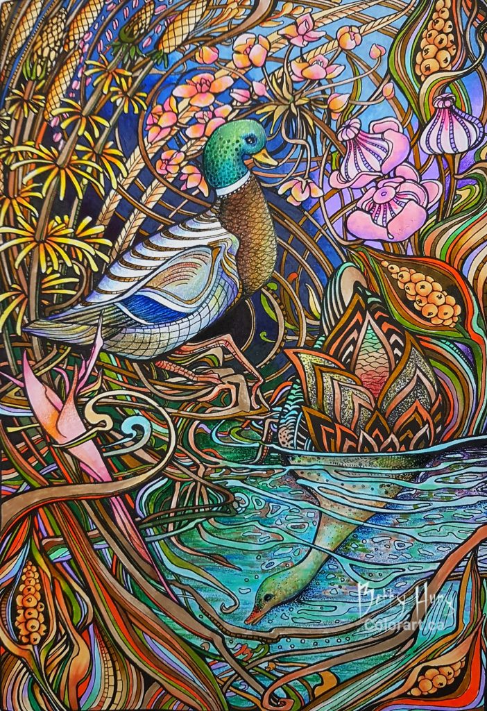 Manic Botanic by Irina Vinnik, colored by Betty Hung - colorart.ca